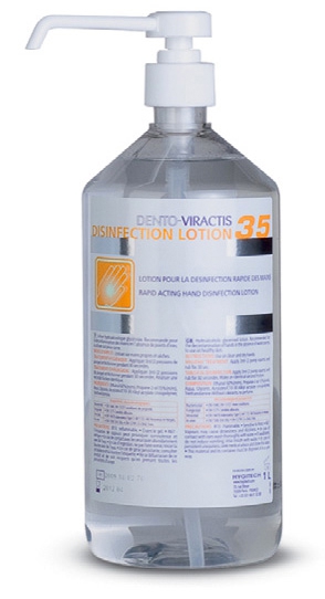 Dento-Viractis 35 Lotion Le flacon de 1 L avec pompe 2 ml Dento-Viractis 162478