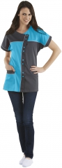 Tunique Elodia Couleur Anthracite et Azur  173888