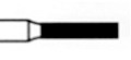 Fraises diamantées cylindrique à extrémité plate Cylindrique à extrémité plate N°6836 Komet 164156
