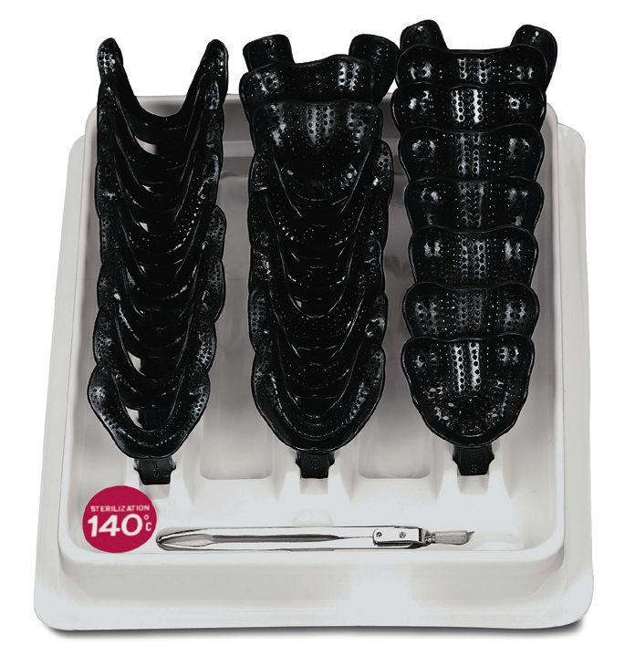 Porte-empreintes prothèse complète Supertrays Asa Dental 170455