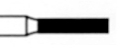 Fraises diamantées cylindrique à extrémité plate Cylindrique à extrémité plate N°6836 Komet 164157