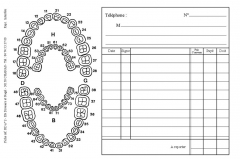 Fiches et pochettes dentaires Fiches dentaires RD3  163233