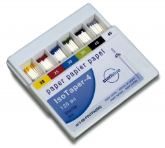 Pointes de papier IsoTaper conicité 4 et 6%   Steriblue 168520