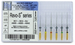 Revo-STM La plaquette de 3 instruments assortis : SC1,SC2, SU Coltene MicroMega 169640