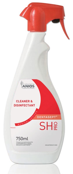 Nettoyant Dentasept SH Le flacon pulvérisateur mousseur de 750 ml Anios 172278