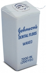 Fil dentaire de soie  Le distributeur de fil de soie vide Johnson & Johnson 162619