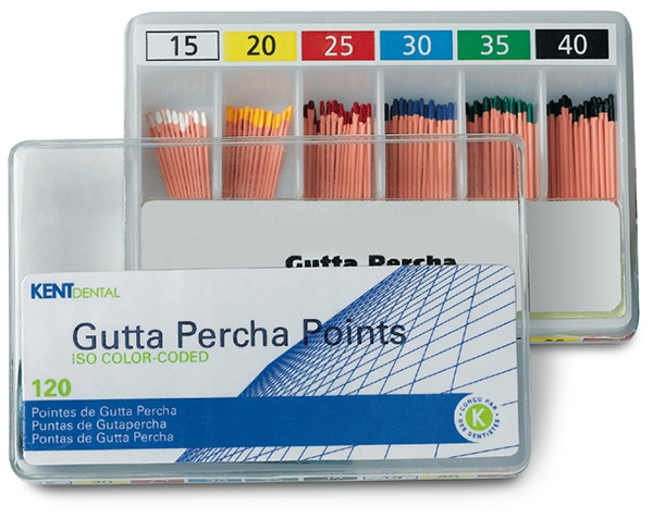 Pointes de Gutta-Percha colorées (ISO)  Kent Dental 181922