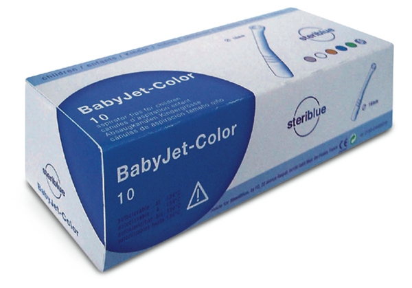 Canules plastiques pour aspiration BabyJet-Color   Steriblue 161075