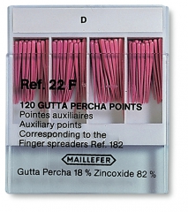 Pointes Gutta auxiliaires  Dentsply Sirona 168426