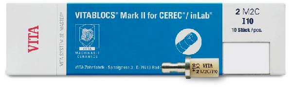 VitaBLOCS® Mark II pour CEREC/InLab® VitaPAN classical Taille I10 Vita 171635