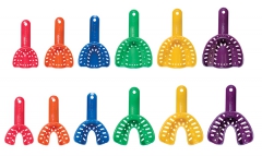 Porte-empreintes en occlusion Duralock Kit d introduction : 60 porte-empreintes (5 de chaque taille) Ortho Technology 167541