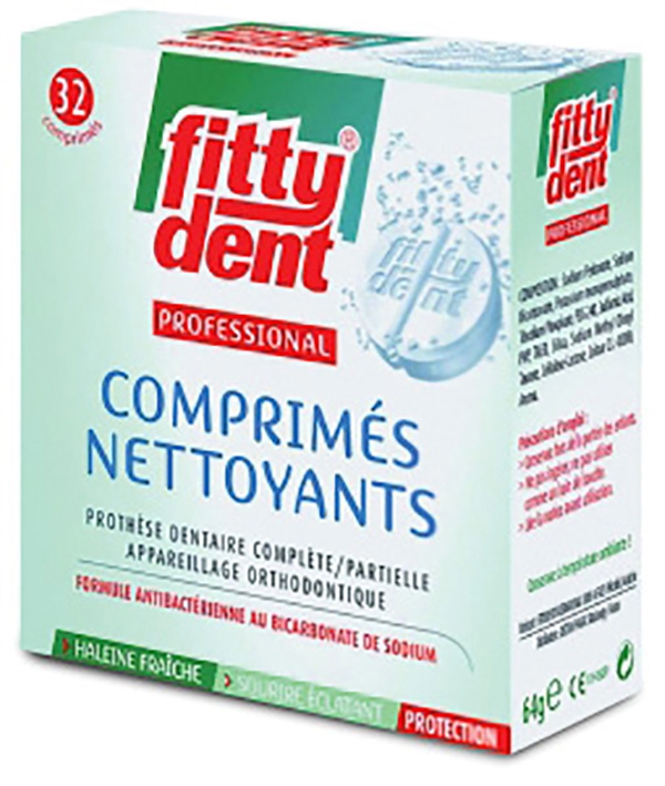 Comprimés Nettoyants Fittydent® Professional  Fittydent 163502