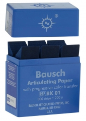 Papier à articuler  La boîte de 300 feuilles Bausch 167822