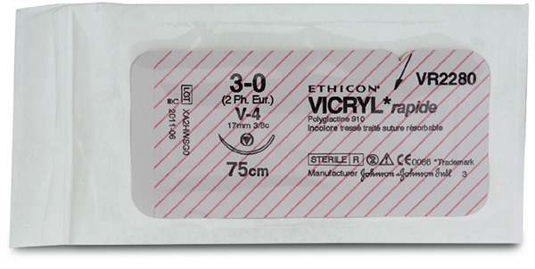 Fils de suture Vicryl rapide   Ethicon 163331