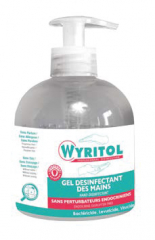 Gel hydroalcoolique désinfectant des mains  Wyritol 181345