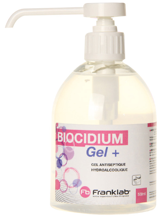 Gel antiseptique hydroalcoolique Biocidium Franklab 181538