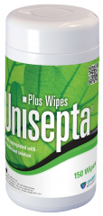 Lingettes Unisepta Plus La boîte de 150 lingettes Ecolab 183983