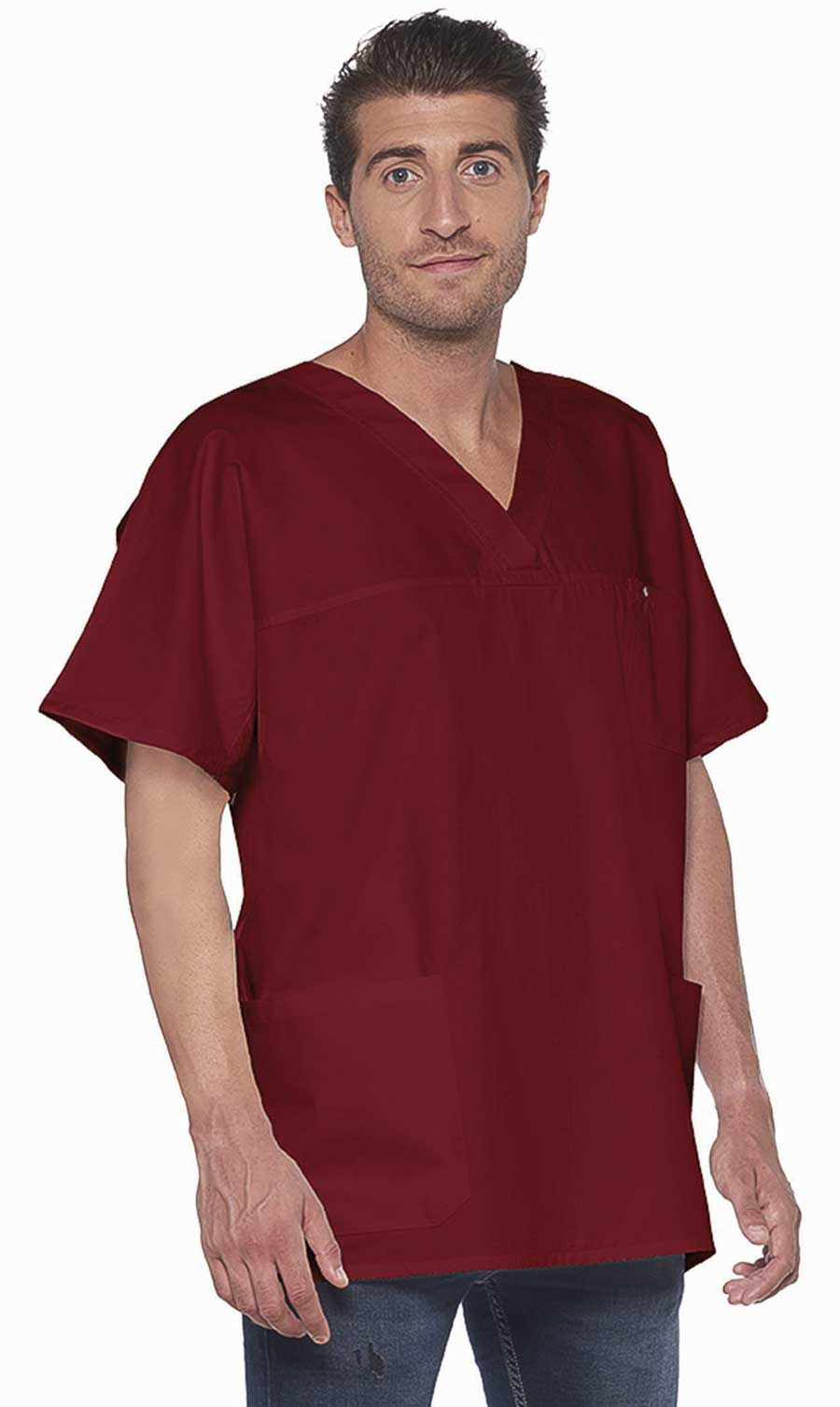 Tunique mixte Andréa Rouge empire  187937