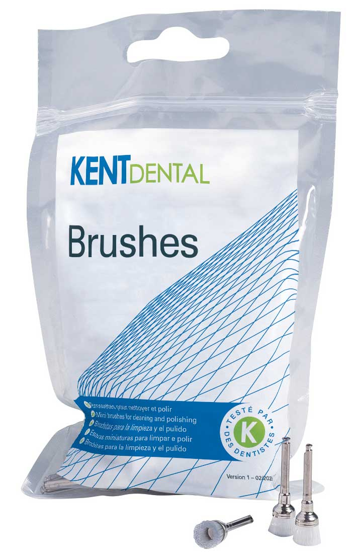 Brossettes Poils en soie naturelle Kent Dental 181786