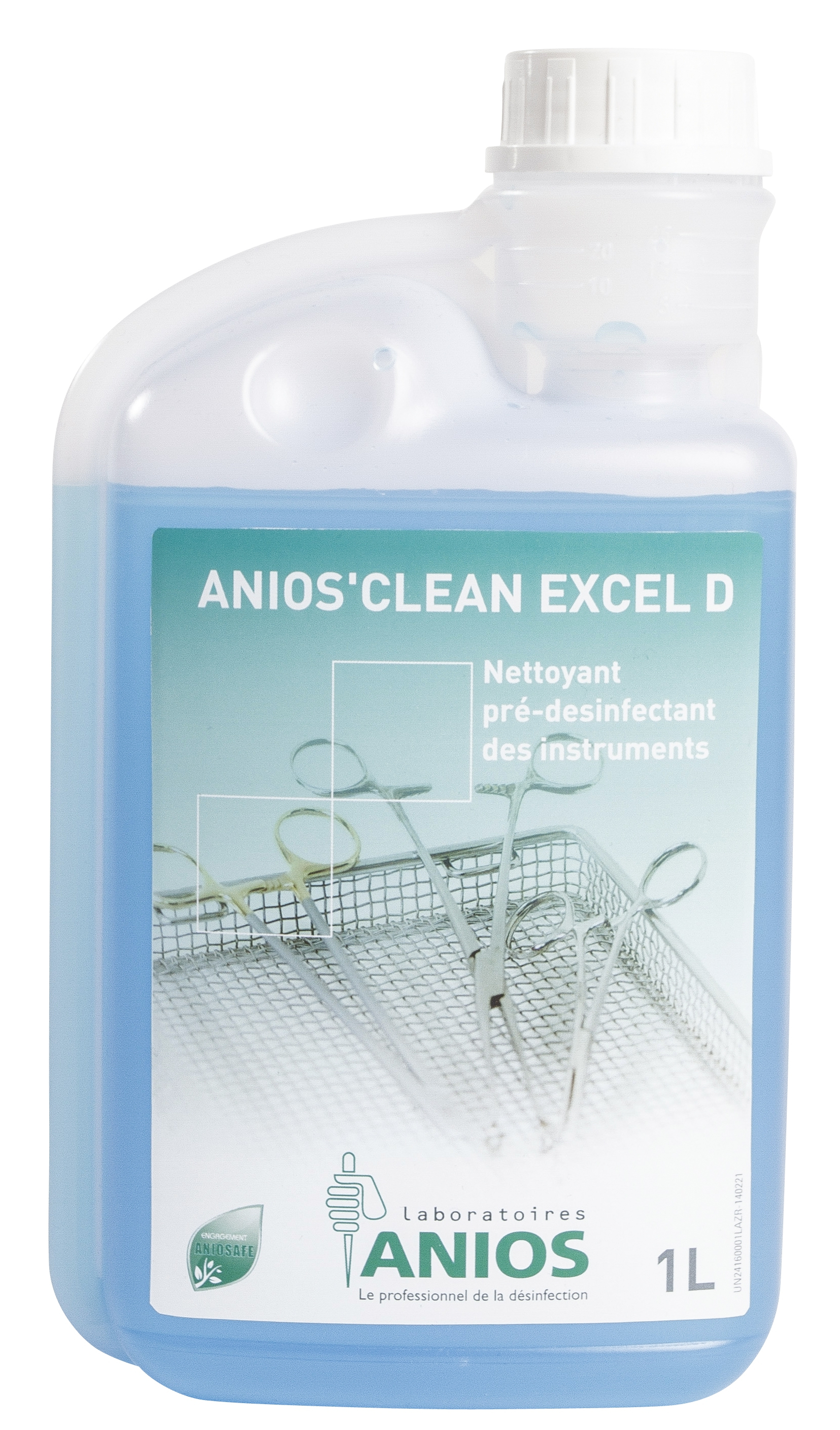 Anios’Clean Excel D Le flacon de 1 l avec doseur Anios 182741