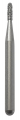 Fraises diamantées cylindrique Fraise cylindrique à extrémité arrondie N°838 edenta 186443