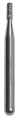 Fraises diamantées cylindrique Fraise cylindrique à extrémité plate N°835 edenta 186449
