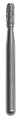 Fraises diamantées cylindrique Fraise cylindrique à extrémité plate N°835 edenta 186452