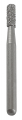 Fraises diamantées cylindrique Fraise cylindrique à extrémité plate N°835 edenta 186454