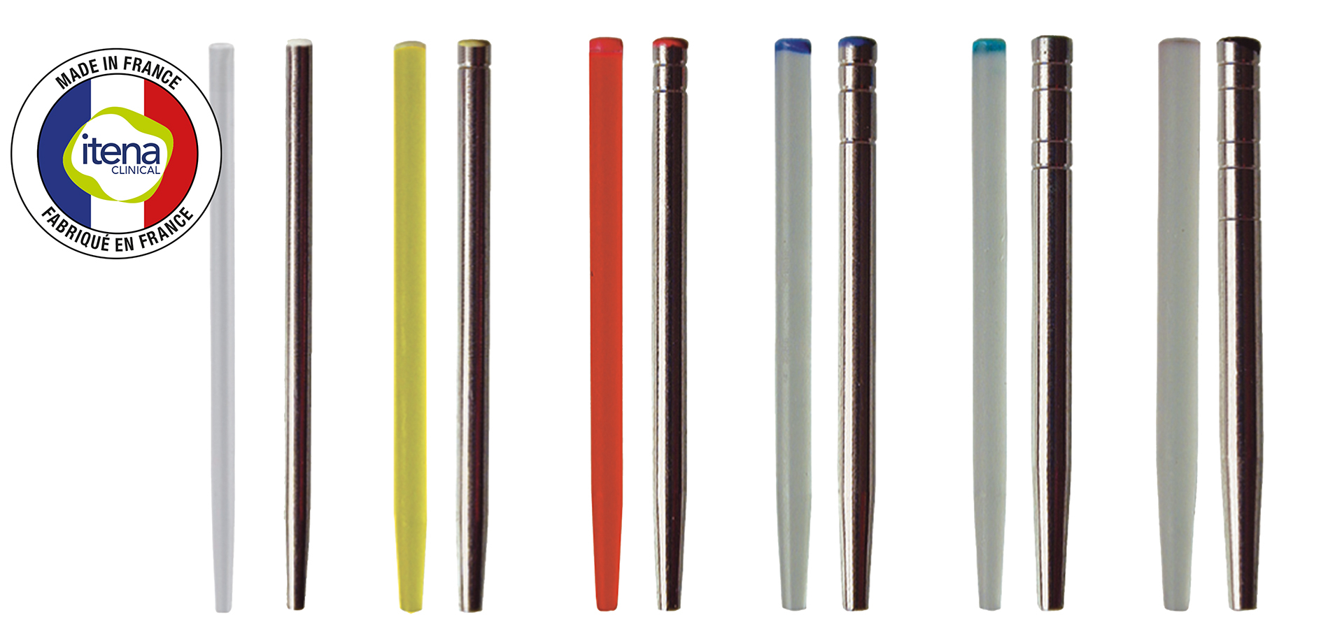 Clavettes cylindro-coniques inox Dentoclic Itena 161401