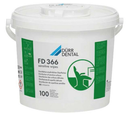 Boîte de 100 lingettes Fd 366 Sensitive  Dürr Dental 190049
