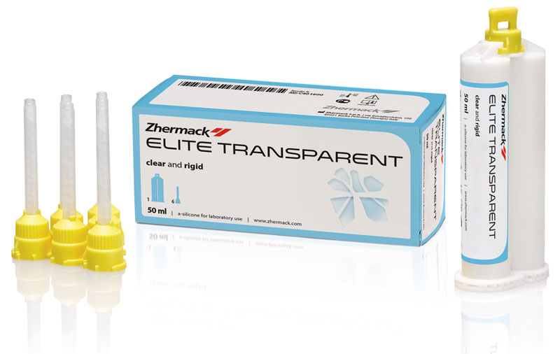 Elite Transparent 50 ml + 6 Embouts  Zhermack 188990